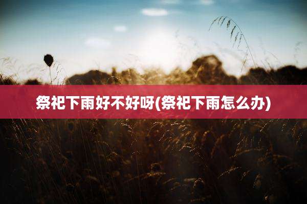 祭祀下雨好不好呀(祭祀下雨怎么办)