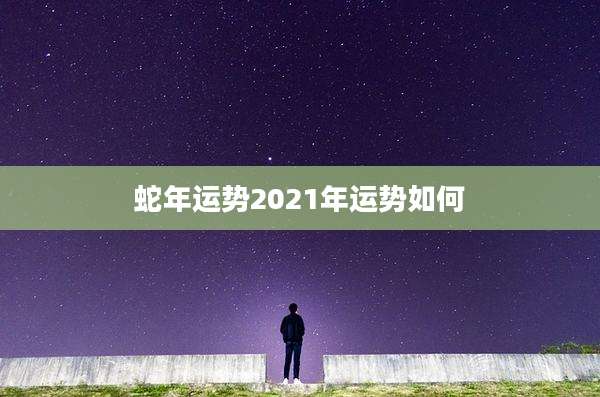 蛇年运势2021年运势如何