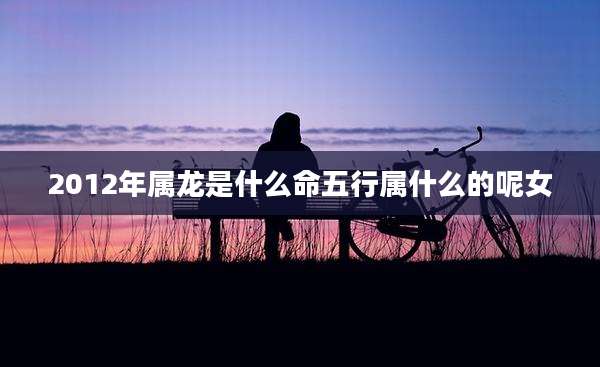 2012年属龙是什么命五行属什么的呢女