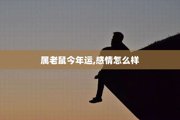 属老鼠今年运,感情怎么样