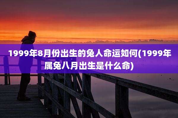 1999年8月份出生的兔人命运如何(1999年属兔八月出生是什么命)