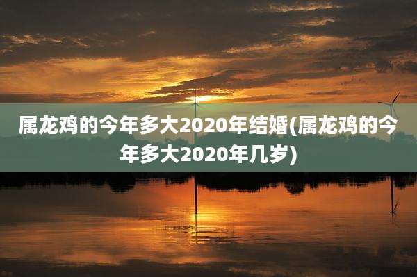属龙鸡的今年多大2020年结婚(属龙鸡的今年多大2020年几岁)