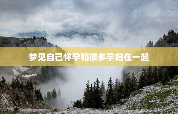 梦见自己怀孕和很多孕妇在一起
