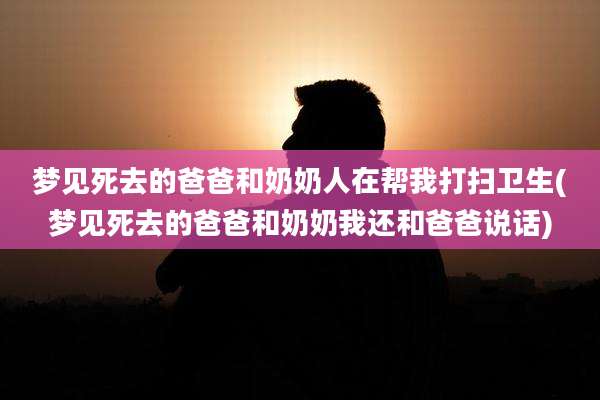 梦见死去的爸爸和奶奶人在帮我打扫卫生(梦见死去的爸爸和奶奶我还和爸爸说话)