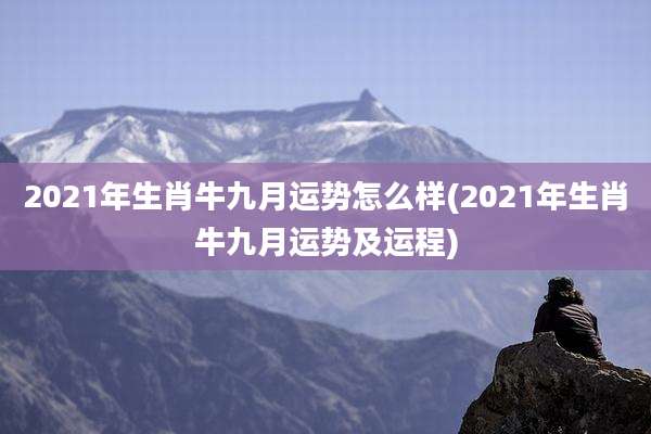 2021年生肖牛九月运势怎么样(2021年生肖牛九月运势及运程)
