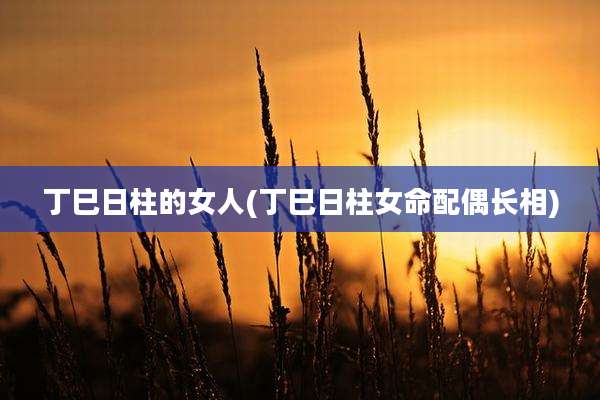丁巳日柱的女人(丁巳日柱女命配偶长相)
