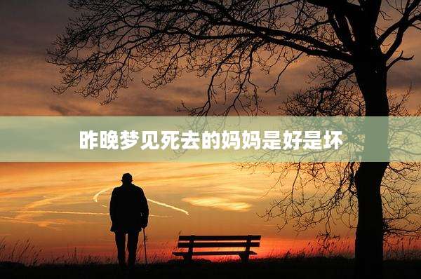 昨晚梦见死去的妈妈是好是坏