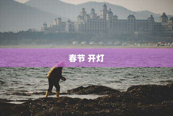 春节 开灯