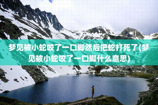 梦见被小蛇咬了一口脚然后把蛇打死了(梦见被小蛇咬了一口脚什么意思)