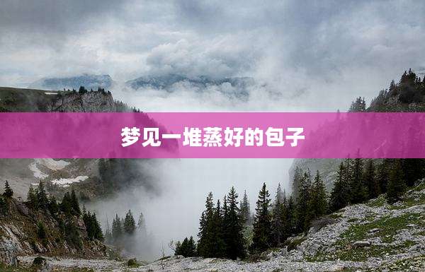 梦见一堆蒸好的包子