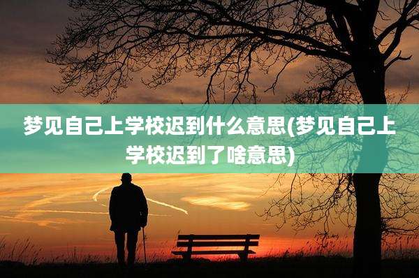 梦见自己上学校迟到什么意思(梦见自己上学校迟到了啥意思)