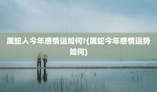 属蛇人今年感情运如何?(属蛇今年感情运势如何)