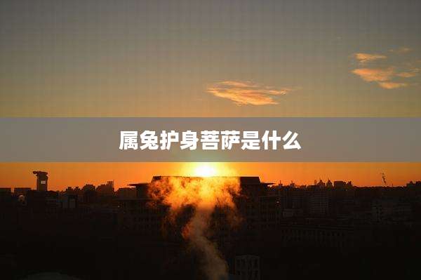 属兔护身菩萨是什么