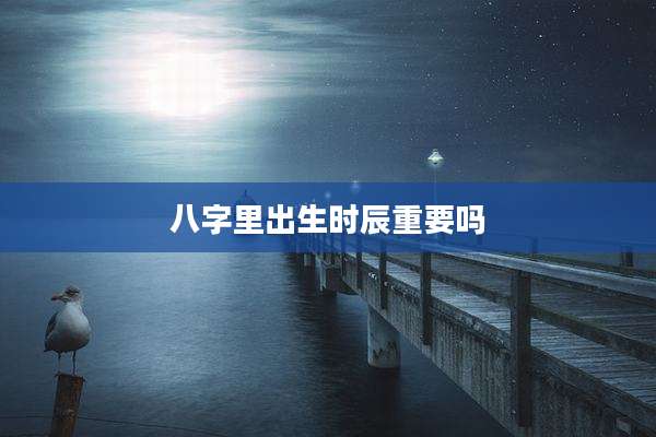 八字里出生时辰重要吗