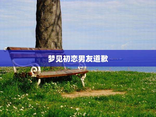 梦见初恋男友道歉