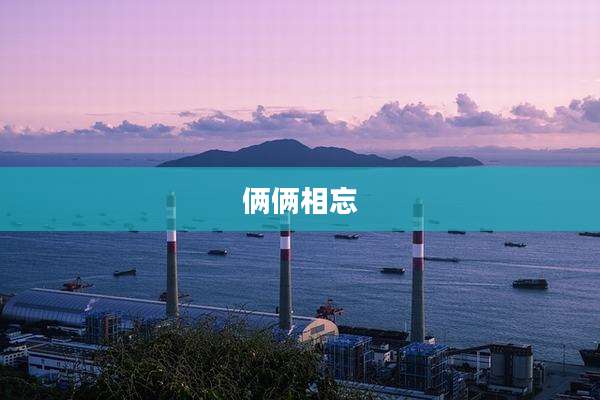 俩俩相忘