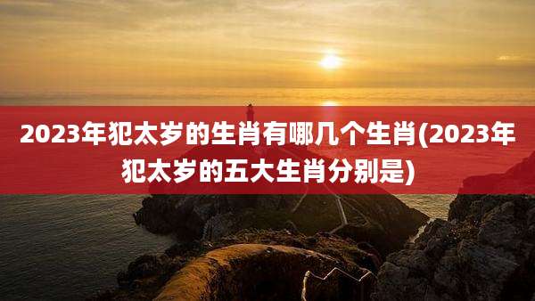 2023年犯太岁的生肖有哪几个生肖(2023年犯太岁的五大生肖分别是)
