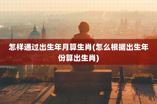 怎样通过出生年月算生肖(怎么根据出生年份算出生肖)