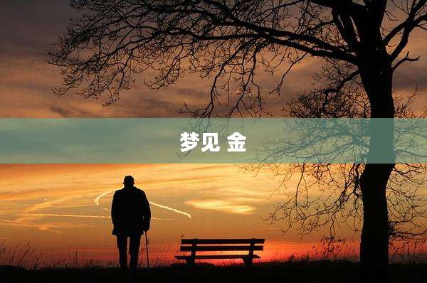 梦见 金
