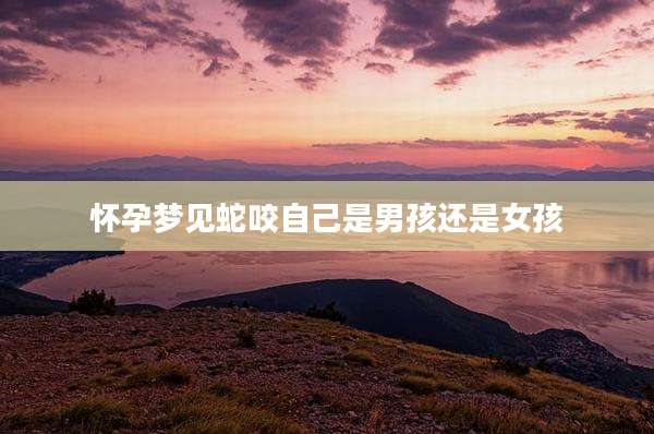 怀孕梦见蛇咬自己是男孩还是女孩