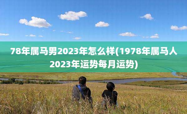 78年属马男2023年怎么样(1978年属马人2023年运势每月运势)