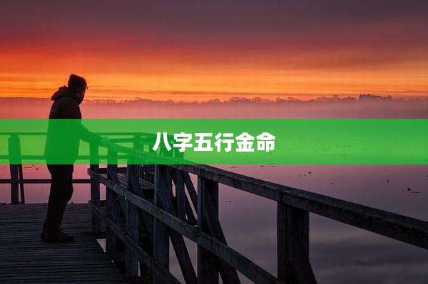 八字五行金命