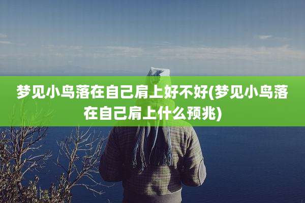 梦见小鸟落在自己肩上好不好(梦见小鸟落在自己肩上什么预兆)
