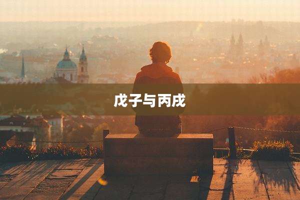 戊子与丙戌