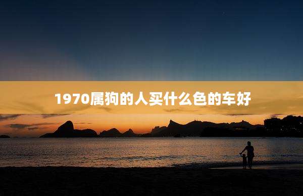 1970属狗的人买什么色的车好