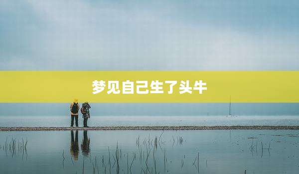 梦见自己生了头牛