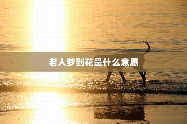 老人梦到花是什么意思