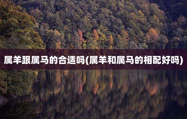 属羊跟属马的合适吗(属羊和属马的相配好吗)