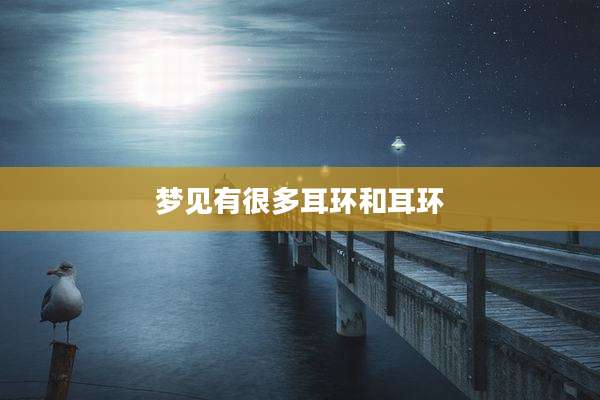 梦见有很多耳环和耳环