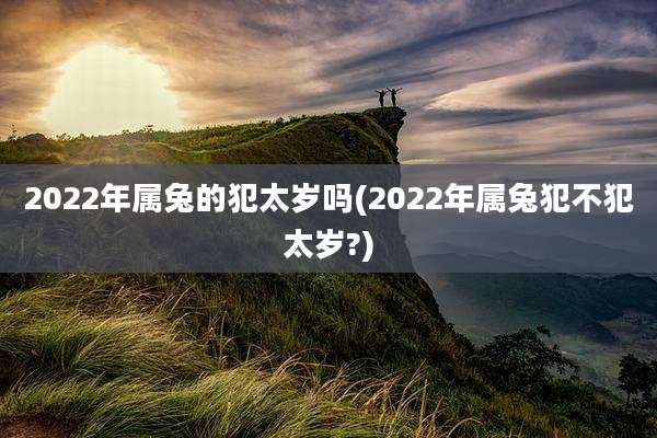2022年属兔的犯太岁吗(2022年属兔犯不犯太岁?)