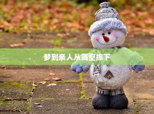 梦到亲人从高空摔下