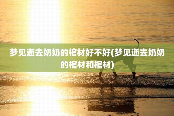 梦见逝去奶奶的棺材好不好(梦见逝去奶奶的棺材和棺材)