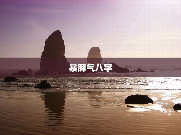 暴脾气八字