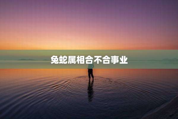 兔蛇属相合不合事业