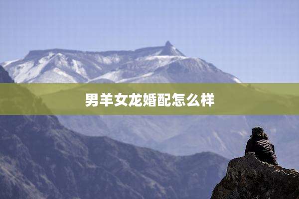 男羊女龙婚配怎么样