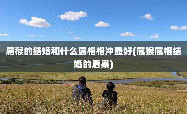 属猴的结婚和什么属相相冲最好(属猴属相结婚的后果)