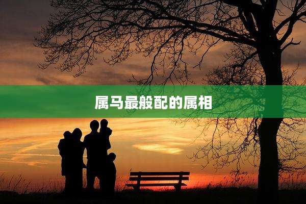 属马最般配的属相