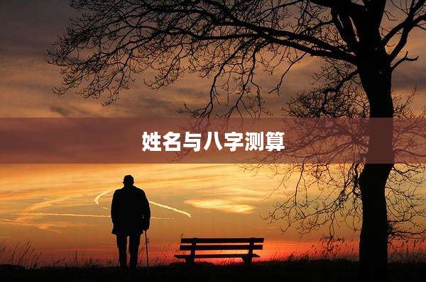 姓名与八字测算