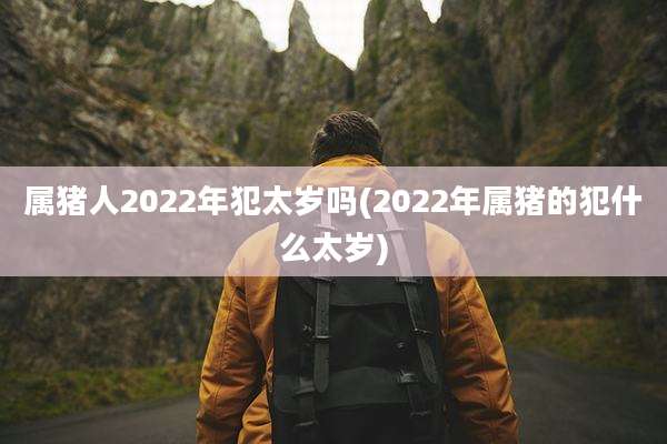 属猪人2022年犯太岁吗(2022年属猪的犯什么太岁)