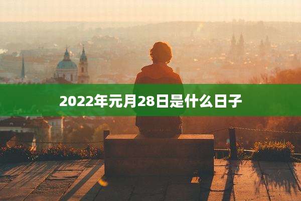 2022年元月28日是什么日子