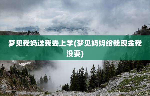梦见我妈送我去上学(梦见妈妈给我现金我没要)