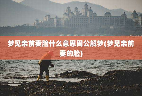 梦见亲前妻脸什么意思周公解梦(梦见亲前妻的脸)