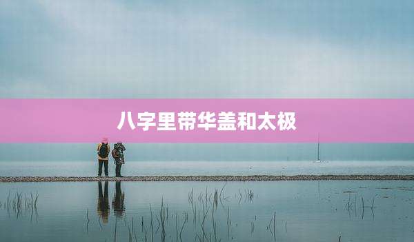 八字里带华盖和太极