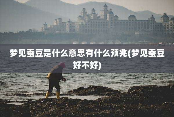 梦见蚕豆是什么意思有什么预兆(梦见蚕豆好不好)