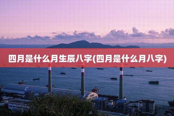 四月是什么月生辰八字(四月是什么月八字)