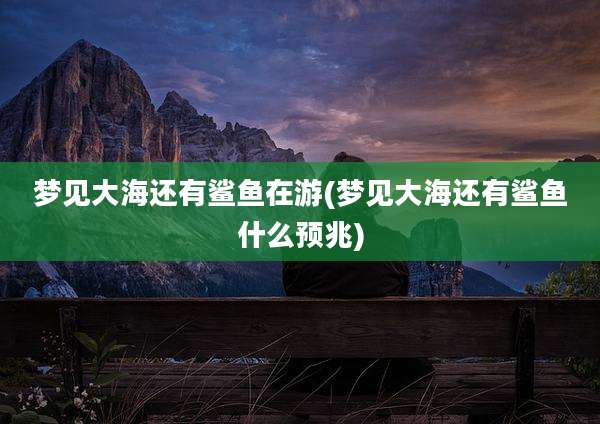 梦见大海还有鲨鱼在游(梦见大海还有鲨鱼什么预兆)